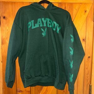PLAYBOY Green Hoodie